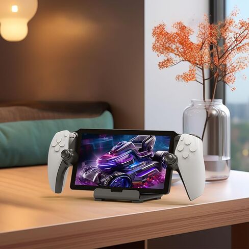NINKI Metal Desktop Stand Compatible PlayStation Portal/ROG Ally/Steam Deck/Switch/Legion Go,Aluminum Phone Stand for Gaming Accessories,Portable Holder Stand for Phones/Tablets Stand,Black in Saudi Arabia