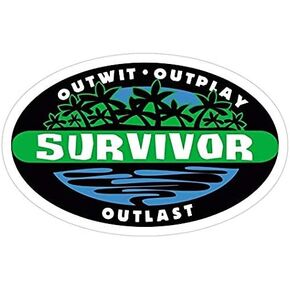 Survivor Logo Decal Sticker - Sticker Graphic - Auto, Wall, Laptop, Cell, Truck Sticker for Windows, Cars, Trucks