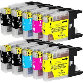INK4U Compatible LC75 Ink Cartridges Replacement for Brother LC75 LC71 LC79 XL for MFC-J6510DW MFC-J6710DW MFC-J6910DW MFC-J280W MFC-J425W MFC-J430W Printer(5 Black,3 Cyan,3 Magenta,3 Yellow,14 Pack)