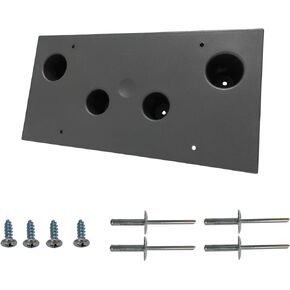 Front Bumper License Plate Frame Bracket Holder Fits for GMC Yukon/Yukon XL 2015 2016 2017 2018 2019 2020 Replace GM1068159 22948151