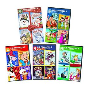 أفضل 20 فيلم رسوم متحركة مفضل للأطفال - The Flintstones/ The Jetsons / كاريكاتير صباح السبت / Tom & Jerry / Jack Frost / Frosty's Winter Wonderland والمزيد