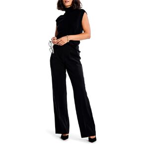 NIC+ZOE Women's Sleeveless Turtleneck Sweater Tee