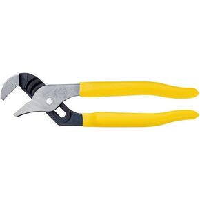 Klein Tools D502-10 Pump Pliers, 10-Inch Tongue and Groove, Quick-Adjust Rivet, 1-3/4 Inch Max Parallel Jaw Range, Tension Loaded Joint