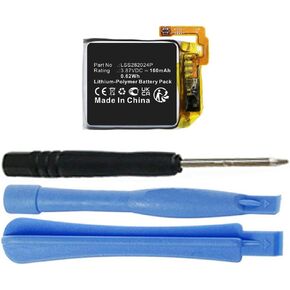 160mAh LSS282024P Battery Replacement Compatible with Fitbit Versa 4 Fitness Smartwatch FB523
