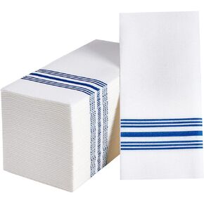 Vplus 150 Pack Guest Towels Disposable Bathroom, Decorative Bathroom Napkins, Soft, and Absorbent Disposable Paper Hand Towel for Dinners, Kitchen, Parties, Weddings, Christmas Party
