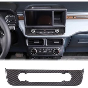 Aunginsy Center Console Air Conditioner Volume Switch Panel Cover Compatible with Ford Maverick 2022-2024 Car Central Control Dashboard Radio Multimedia Knob Button AC Switch Trim Sticker Accessories