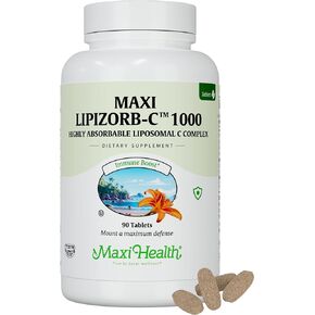 Liposomal Vitamin C - Liposomal VIT C - 1000mg Tablets with Digestive Blend - Highly Absorbable High Dose VitaminC - Non GMO Kosher Vegetarian Doctor-Formulated Immune Support Supplement (90 Count)