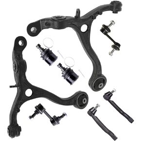 SCITOO 8pcs Front Suspension Kit Lower Control Arm Ball Joints Outer Tie Rod Ends Sway Bar Links Fit For 2009-2014 For Acura TSX 2008-2012 For Honda For Accord
