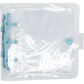 3 Holes Transparent Photos Album Refills Sleeves Pages Clear Refillable Insert Pockets for 3 Rings Binder(20Packs)