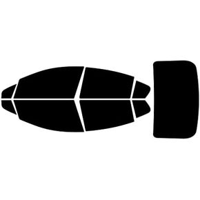 Rvinyl Window Tint Kit Compatible with Chevrolet Cruze 2016-2019 (Sedan) - Back Precut Kit - 20%