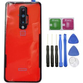 Ubrokeifixit for OnePlus 7 Pro Rear Back Glass Door Cover Replacement with Camera Glass Lens/Flash for OnePlus 7 Pro 6.67" GM1911 GM1913 GM1917 GM1910 GM1915 (NOT for OnePlus 7 6.41") (Clear)