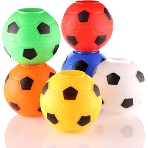 Entervending Fidget Spinners - 2 Inch Stress Balls - 12 Pcs Soccer Party Favors for Kids - Mini Fidget Spinners - Classroom Prizes - Fidget Spinners for Kids - Easter Basket Stuffers