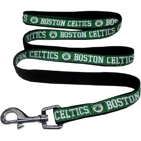 NBA BOSTON CELTICS Dog Leash, Size Small. Heavy-Duty Metal Swivel Buckle Pet Leash