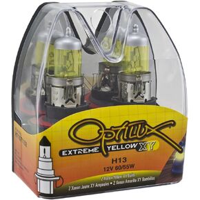 HELLA H71071272 Optilux XB Series H13 9008 Xenon White Halogen Bulbs, 12V, 60/55W, 2 Pack