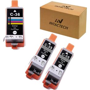 Compatible Ink Cartridges Replacement for Canon PGI-35 CLI-36 Work for pixma ip110 ip100 tr150 mini260 mini320 (Black-4nos, Color-2nos, 6-Pack)