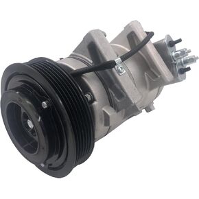 A/C AC air condition compressor with Clutch L4 2.5L compatible with Nissan 08-13 Rogue / 14-15 Rogue Select 08 09 10 11 12 13 14 15 (2008 2009 2010 2011 2012 2013 2014 2015)