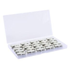 25 Pack LC to LC Fiber Optic Coupler LC Duplex Multimode Fiber Optic Cable Connector Adapter