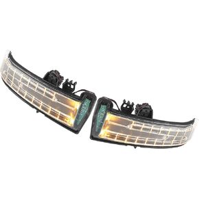 Motoforti Side Mirror Turn Signal Indicator LED Light, for Mercedes-Benz CLS400 2015-2017, ABS Plastic, A2129067401 A2129067501, Clear, 2pcs