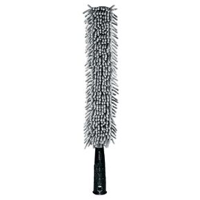 Libman Commercial 585 Flexible Microfiber Duster, Polypropylene Handle, 24" x 3" Head, Screw-On or Handheld (Pack of 6), Black