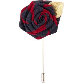 Men's Lapel Pin Handmade Lapel Flower Stick Boutonniere Pin with a Gift Box