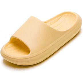 Cloud Slides for Women and Men, Lightweight Thick Sole Non Slip Bathroom Shower Shoes Sandals, Soft Pillow Slippers for Indoor Outdoor