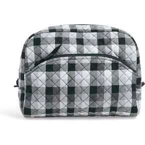 Vera Bradley Women's Cotton Large Cosmetic Makeup Organizer Bag