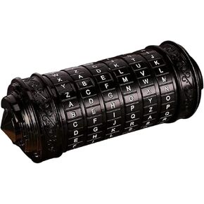 Cryptex Puzzle Boxes Da Vinci Code Mini Cryptex Lock Anniversary Valentine's Day Puzzle Birthday Gifts for Her Girlfriend in Kuwait