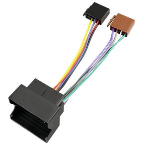 16Pin Radio Wire Harness for Ford Focus ISO Stereo Adapter Compatible with Volkswagen Passat BMW Opel Car Radio Wiring Cable Plug
