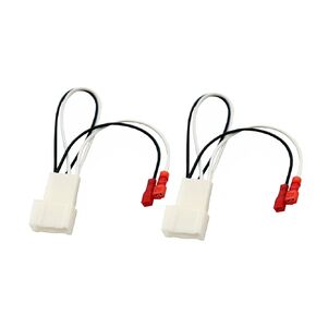 Car Front Door Replacement Dash Tweeters Speaker Wiring Harness for Toyota 2008-2023 RAV4 Tacoma Camry 4Runner Highlander Scion, Subaru 2008-2021 Forester Crosstrek WRX Impreza Wire Adapter Connector