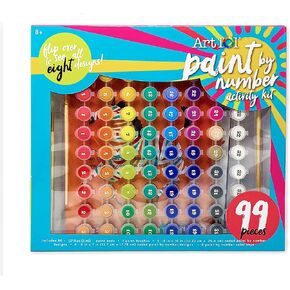 Art 101 USA Paint-by-Number Kit with 99 Pieces, Multi