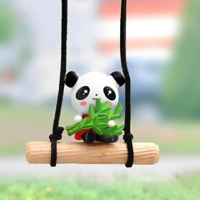 ZOSTLAND Cute Swing Ornament Car Auto Rear View Mirror Hanging Decoration Suspension Pendant Accessories Applicable to Car Truck Suv (Blue Diver) in Kuwait