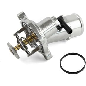 Coolant Thermostat Housing Assembly for Ram 2500 3500 4500 5500 2014 2015 2016 2017 2018 2019 2020 2021 2022 for Ram 4000 2019 2020 2021 2022 6.4L V8 Replaces 902-3045 956-216 95616 4893177AB