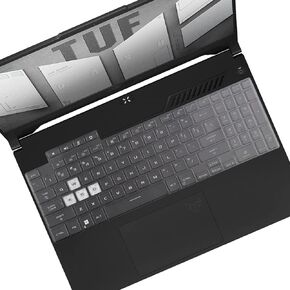 Keyboard Cover for 2023 2022 ASUS TUF Gaming F15 FX507ZM FX507ZC FX507VU / A15 FA507NU / A16 FA617NS / TUF Dash 15 FX517ZM, TUF Gaming F17 FX707 / A17 FA707 FA707RM 17.3 (Not Fit TUF A15 2022)