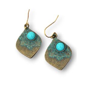 ethnic Turkish earrings for women Boho vintage Persian jewelry Boho Afghan dangle earrings Unique gift for her