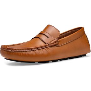 Jousen Men's Loafers Penny Loafers for Men Casual Slip On Shoes Soft Driving Shoes