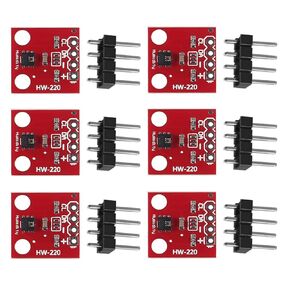 6pcs HTU21D Temperature Humidity Sensor Breakout Module I2C IIC 1.5V-3.6V Replace SHT15 Compatible to SHT20 SHT21
