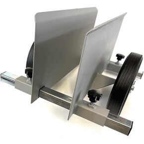 Heavy Duty Panel Dolly Cart, 600lbs Capacity Drywall Cart, Sheetrock Cart, Glass Sheet Slab Panel Mover Rolling Cart with Wheels, Adjustable 9" Width Door Dolly Plywood Carrier, Tow Dolly for Moving