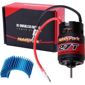 HobbyPark 35T Motor 550 Brushed Electric Engine w/Heatsink for 1/10 RC Crawler Cars Traxxas TRX4 TRX6 Axial SCX10 Redcat Gen7 Gen8 RC4WD