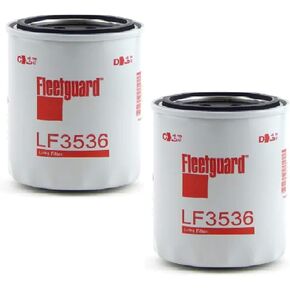 LF3536 Fleetguard Lube Filter (Pack of 2) Replaces Cummins Onan 1855835, Donaldson P550162, Kubota HH16032093