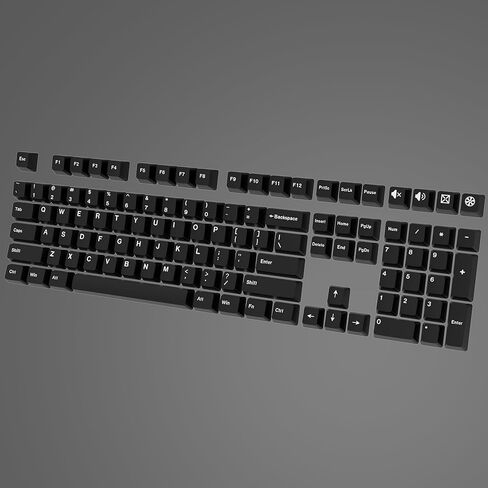 أغطية مفاتيح كلاسيكية باللون الأسود 137 بلون الكرز باللون الأبيض وصبغ التسامي الفاخر PBT مجموعة عالمية ذات طراز بسيط للوحة المفاتيح الميكانيكية غير الشفافة المتوافقة مع Cherry MX وGateron وKailh in Kuwait