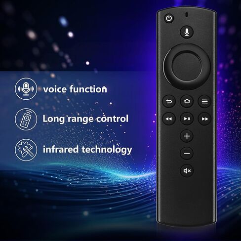 Replacement Remote Control L5B83H (2nd Gen) Fit for Fire AMZ Smart TV 3rd Gen,AMZ Smart TVs Stick(2nd/3rd Gen), Smart TV Cube, Smart TV Stick Lite 4K in Kuwait