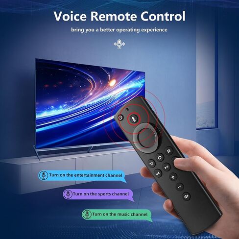 Replacement Remote Control L5B83H (2nd Gen) Fit for Fire AMZ Smart TV 3rd Gen,AMZ Smart TVs Stick(2nd/3rd Gen), Smart TV Cube, Smart TV Stick Lite 4K in Kuwait