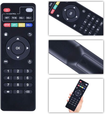 New MXQ PRO Android TV Box Replacement Remote Control provided by Ometter. Suitable for M8, M8C, M8N, M8S, M9C, M10, T95M, T95N, T95X, MX9, TX3mini, T9, X96, X96s, X96mini, T95, V88H96, H96 pro, MXQ in Saudi Arabia