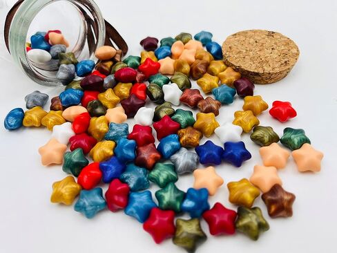 Greenter Sealing Wax Beads Lucky Star Shape for Wax Seal Stamp 110 Pieces (Mixed Color, 120 Pieces) in Saudi Arabia