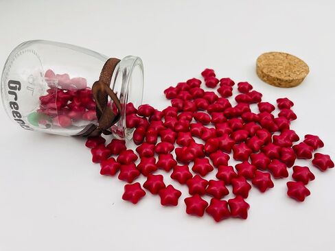 Greenter Sealing Wax Beads Lucky Star Shape for Wax Seal Stamp 110 Pieces (Mixed Color, 120 Pieces) in Saudi Arabia