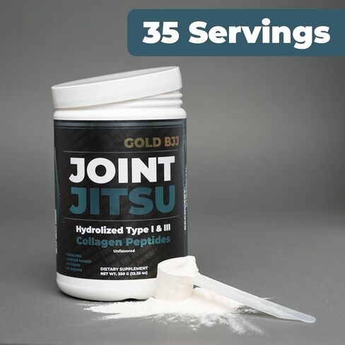 مكمل جولد بي جي جي كولاجين جيتسو - مكمل بروتين مسحوق الكولاجين من النوع الأول والثالث المهدرج لرياضيي جيو جيتسو (35 حصة) in Kuwait