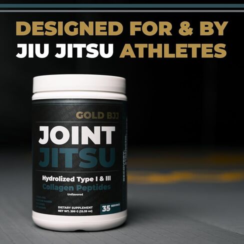 مكمل جولد بي جي جي كولاجين جيتسو - مكمل بروتين مسحوق الكولاجين من النوع الأول والثالث المهدرج لرياضيي جيو جيتسو (35 حصة) in Kuwait