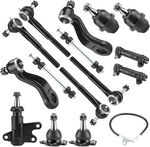 Front End Kit for Cadillac Escalade 99-00, Chevy Tahon & GMC Yukon 95-00, K1500 Suburban 95-99, Driver & Passenger Side, Ball Joints + Sway Bar, Lower & Upper, 15Pcs Suspension K6292 K6477 in Saudi Arabia