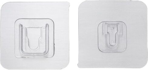 40 قطعة خطاف مزدوج الجوانب شفاف ذاتي اللصق جدار خطاف تخزين قوي للحمام والمطبخ in Kuwait