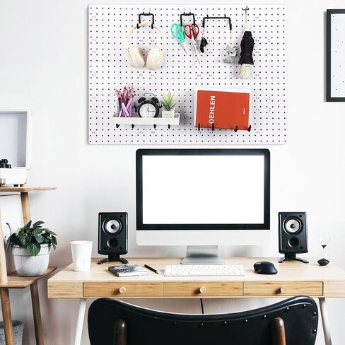 مجموعة خطافات بيجبورد معدنية مكونة من 66 قطعة، بما في ذلك خطافات وشماعات وحوامل كماشة بيجبورد وخطافات، ومنظمات إكسسوارات بيجبورد وتخزينها لغرفة الحرف اليدوية والمكتب ومنضدة العمل in Kuwait